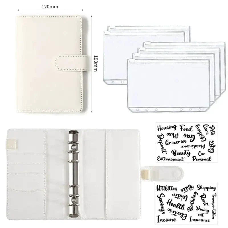 A6 Deluxe Leather Finance Organizer